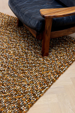 Brink and Campman Pop Art Amber Area Rug Room Image Feature