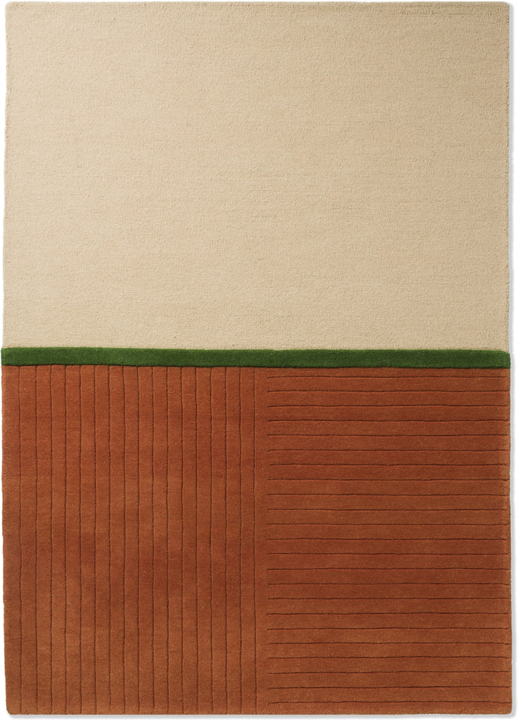 Brink and Campman Decor Rhythm Tangerine Area Rug main image