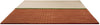 Brink and Campman Decor Rhythm Tangerine Area Rug Angle Image