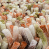 Brink and Campman Rocks Pumpkin Area Rug Closeup Image