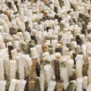 Brink and Campman Rocks Moss Area Rug Closeup Image