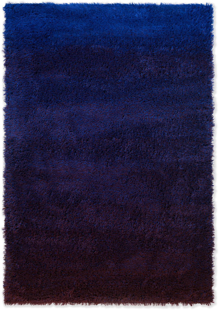 Brink and Campman Shade High Electric Blue/Aubergine Area Rug main image