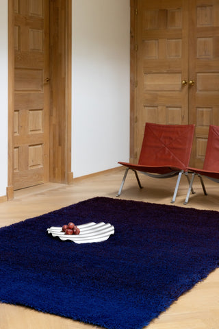 Brink and Campman Shade High Electric Blue/Aubergine Area Rug Room Image Feature
