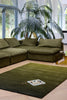 Brink and Campman Shade Low Olive/Deep Forest Area Rug Room Image Feature