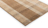 Brink and Campman Zona Block Stripe Cashew Area Rug Runner Corner Image