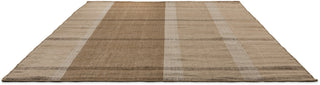 Brink and Campman Zona Block Stripe Cashew Area Rug Angle Image