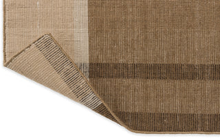 Brink and Campman Zona Block Stripe Cashew Area Rug Fold Image
