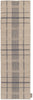 Brink and Campman Zona Check Denim Area Rug Runner Main Image