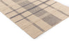 Brink and Campman Zona Check Denim Area Rug Runner Corner Image