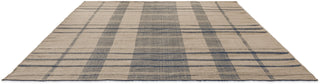 Brink and Campman Zona Check Denim Area Rug Angle Image
