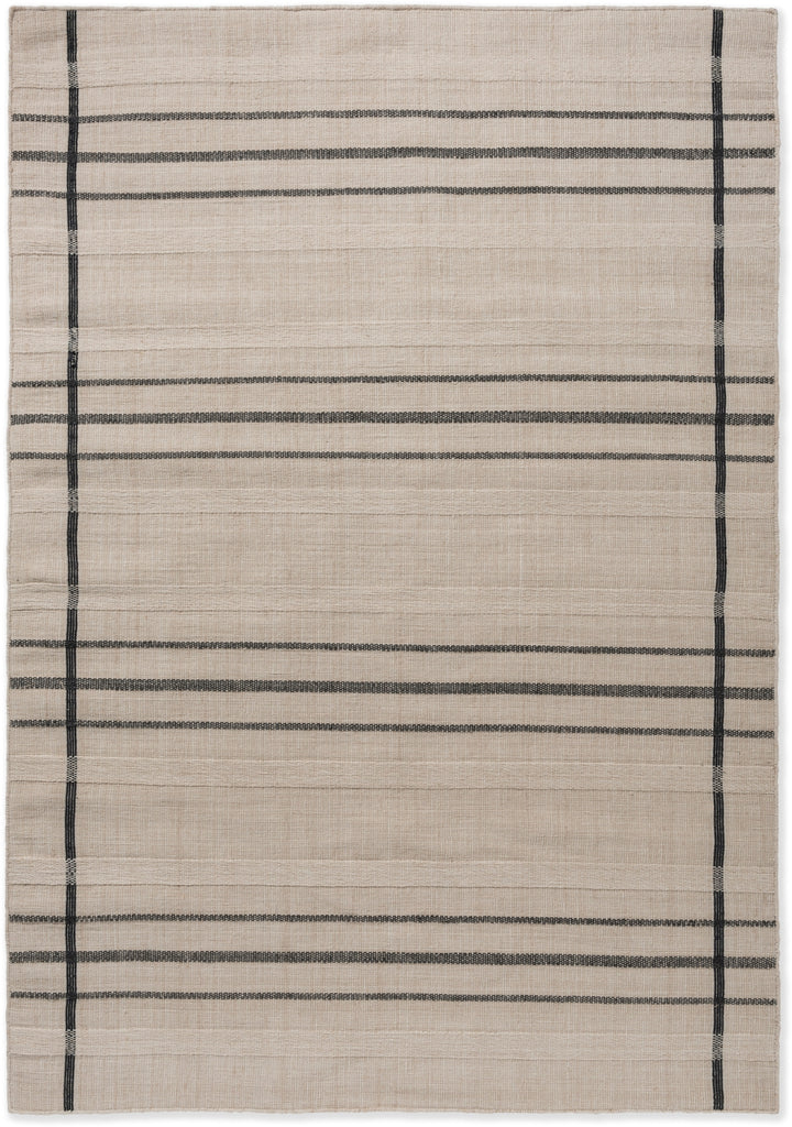 Brink and Campman Zona Line Charcoal Area Rug main image