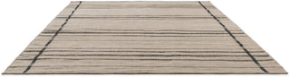 Brink and Campman Zona Line Charcoal Area Rug Angle Image