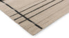 Brink and Campman Zona Line Charcoal Area Rug Corner Image