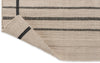 Brink and Campman Zona Line Charcoal Area Rug Fold Image