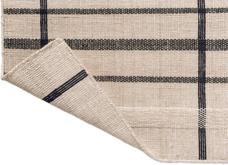 Brink and Campman Zona Line Charcoal Area Rug Runner Fold Image