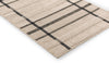 Brink and Campman Zona Line Charcoal Area Rug Runner Corner Image