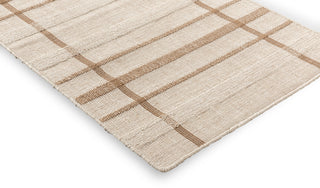 Brink and Campman Zona Line Sesame Area Rug Runner Corner Image