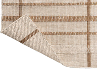 Brink and Campman Zona Line Sesame Area Rug Runner Fold Image