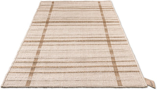 Brink and Campman Zona Line Sesame Area Rug Runner Angle Image