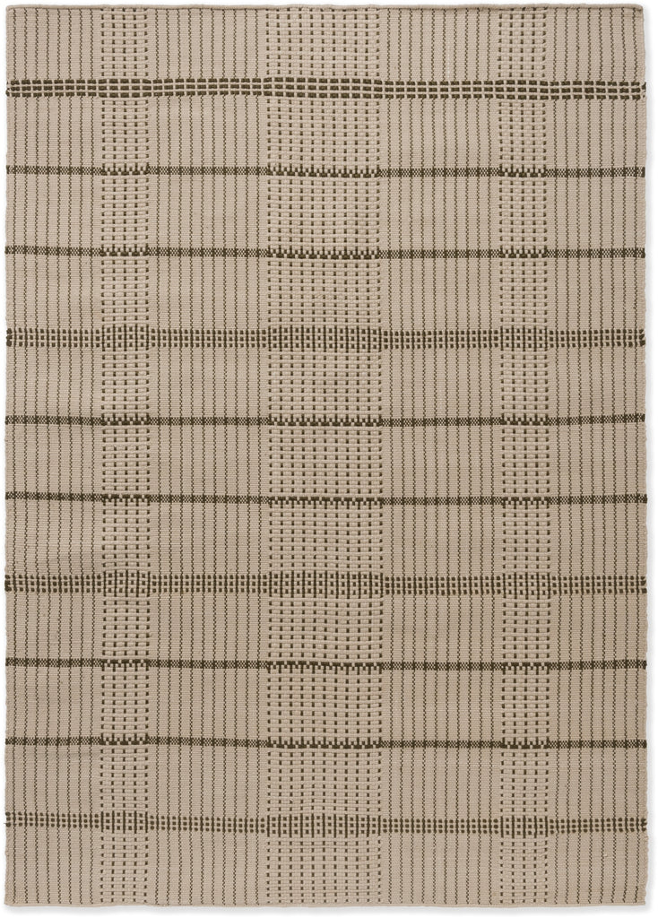 Brink and Campman Zona Stitch Olive Area Rug main image