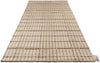 Brink and Campman Zona Stitch Olive Area Rug Runner Angle Image