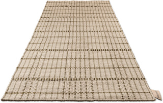 Brink and Campman Zona Stitch Olive Area Rug Runner Angle Image