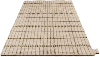 Brink and Campman Zona Stitch Olive Area Rug Runner Angle Image