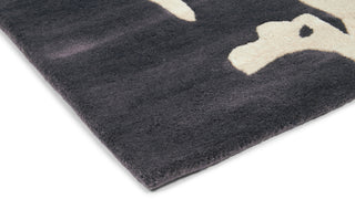 Brink and Campman Floral 300 Charcoal Area Rug by Florence Broadhurst Corner Image