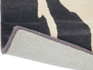 Brink and Campman Floral 300 Charcoal Area Rug by Florence Broadhurst Fold Image