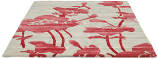 Brink and Campman Floral 300 Poppy Area Rug by Florence Broadhurst Angle Image