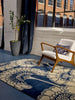 Brink and Campman Japanese Floral Midnight Area Rug by Florence Broadhurst Room Image Feature