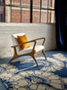 Brink and Campman Japanese Floral Midnight Area Rug by Florence Broadhurst Room Image Feature
