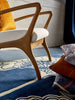 Brink and Campman Japanese Floral Midnight Area Rug by Florence Broadhurst Room Image Feature