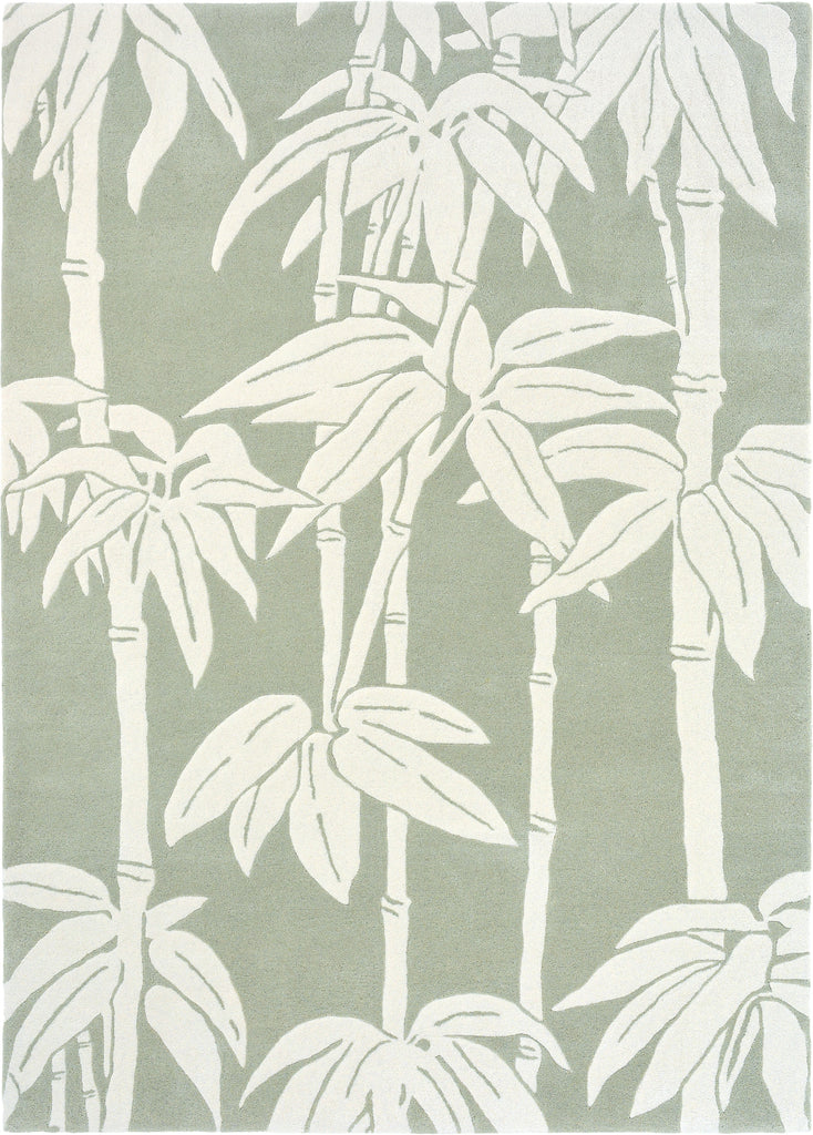 Brink and Campman Japanese Bamboo Jade Area Rug by Florence Broadhurst main image