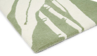 Brink and Campman Japanese Bamboo Jade Area Rug by Florence Broadhurst Corner Image