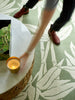 Brink and Campman Japanese Bamboo Jade Area Rug by Florence Broadhurst Room Image Feature