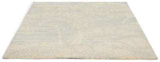 Brink and Campman Japanese Floral Oyster Area Rug by Florence Broadhurst Angle Image