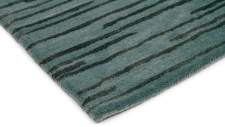 Brink and Campman Slub Charcoal Area Rug by Florence Broadhurst Corner Image