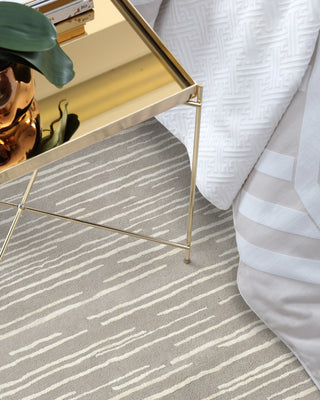 Brink and Campman Slub Mist Area Rug by Florence Broadhurst Room Image Feature