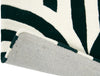 Brink and Campman Turnabouts Black Area Rug by Florence Broadhurst Fold Image