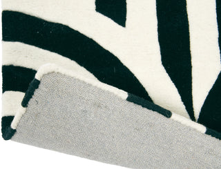 Brink and Campman Turnabouts Black Area Rug by Florence Broadhurst Fold Image