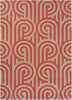 Brink and Campman Turnabouts Claret Area Rug by Florence Broadhurst main image