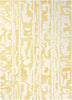 Brink and Campman Waterwave Stripe Citron Area Rug by Florence Broadhurst main image