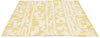 Brink and Campman Waterwave Stripe Citron Area Rug by Florence Broadhurst Angle Image
