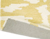 Brink and Campman Waterwave Stripe Citron Area Rug by Florence Broadhurst Fold Image