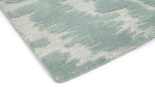 Brink and Campman Waterwave Stripe Pearl Area Rug by Florence Broadhurst Corner Image