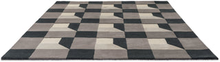 Brink and Campman Blocks Slate Area Rug by Harlequin Angle Image