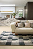 Brink and Campman Blocks Slate Area Rug by Harlequin Room Image Feature