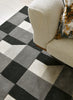 Brink and Campman Blocks Slate Area Rug by Harlequin Room Image Feature