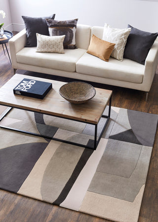 Brink and Campman Bodega Stone Area Rug by Harlequin Room Image Feature